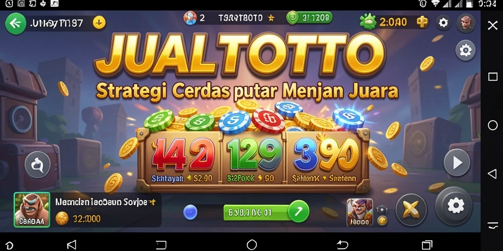 Tampilan gameplay memukau dalam JUALTOTO yang penuh strategi.