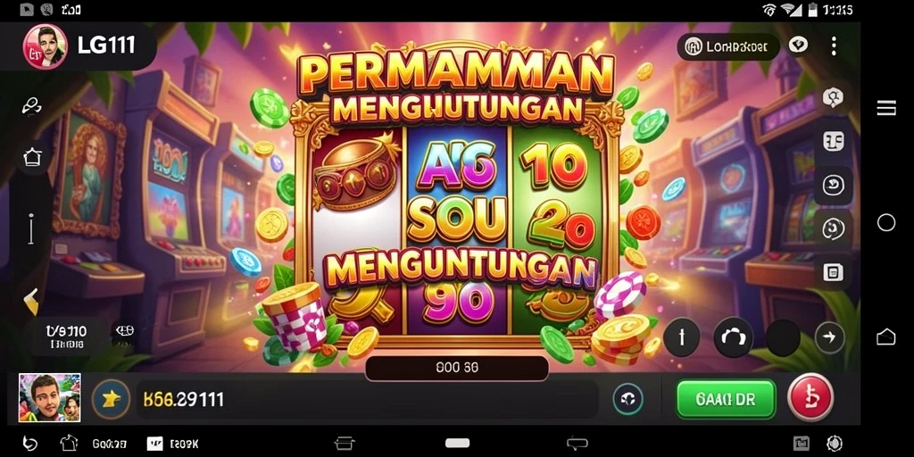 Tampilan menarik dari gameplay LG111 yang penuh warna dan menghibur.
