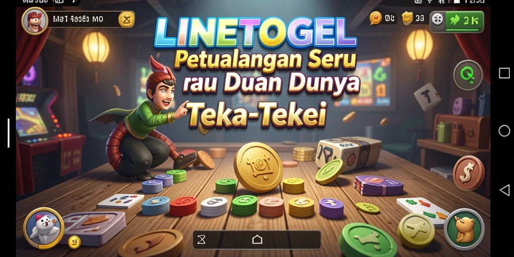 Tampilan gameplay seru dari LINETOGEL dengan teka-teki menantang.