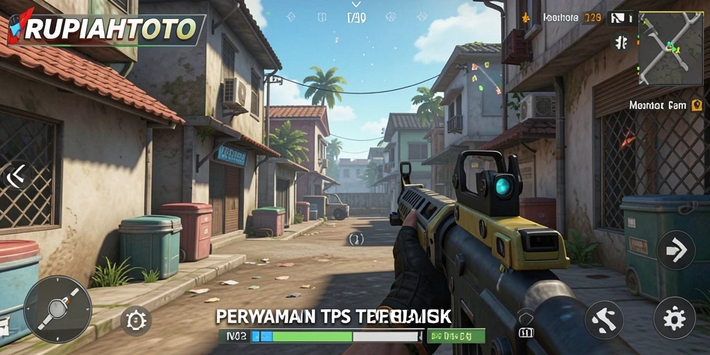 Screenshot gameplay RUPIAHTOTO yang menampilkan aksi seru dalam TPS.