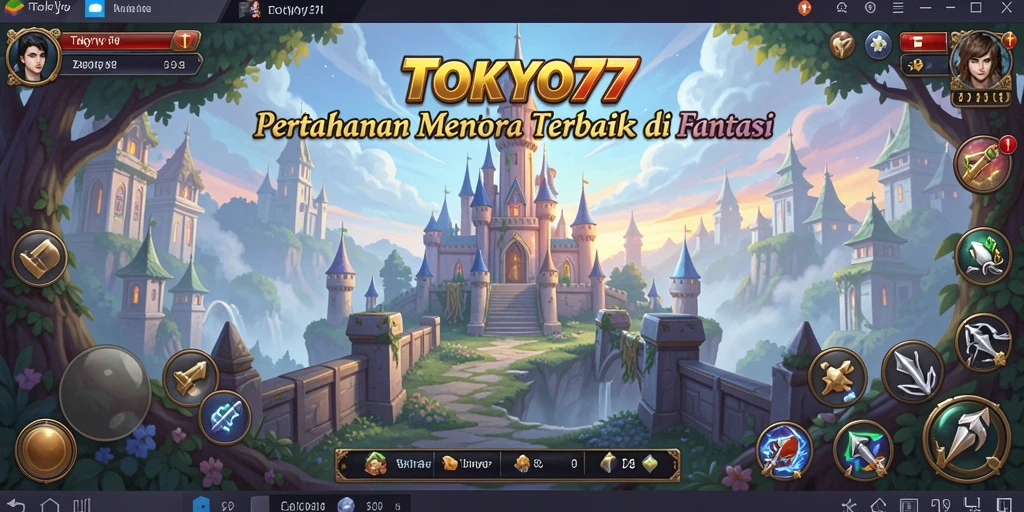 Gameplay menara pertahanan yang menegangkan dan seru.