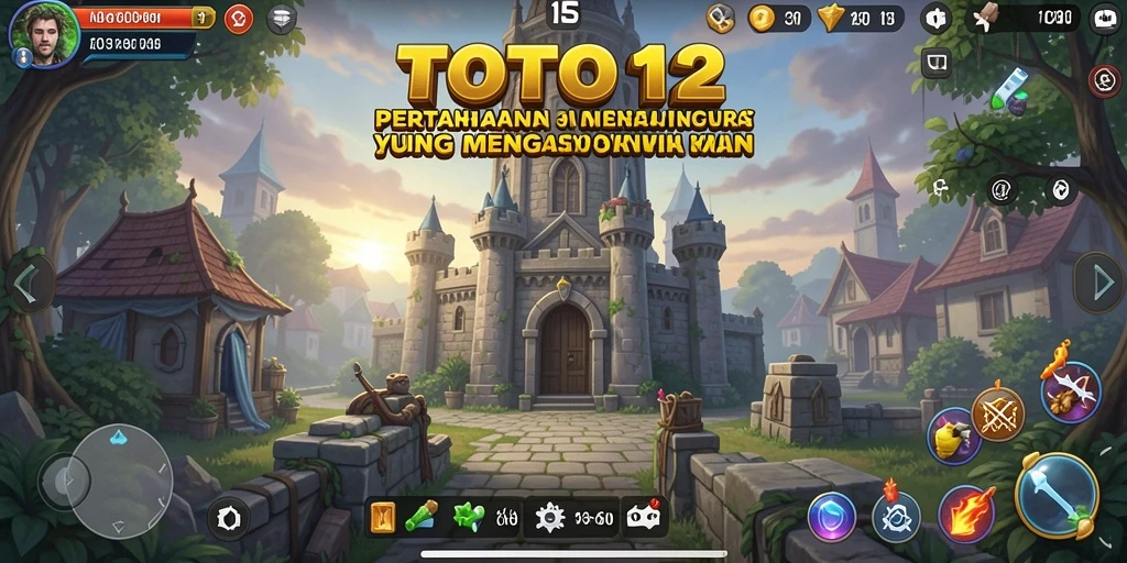 Tampilan gameplay intens dan menarik dari TOTO12 dalam genre Tower Defense.